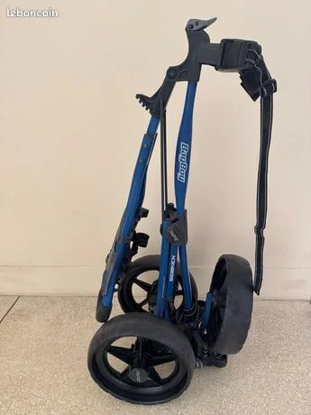 Chariot de golf BagBoy Sidekick 3 roues pliable avec frein