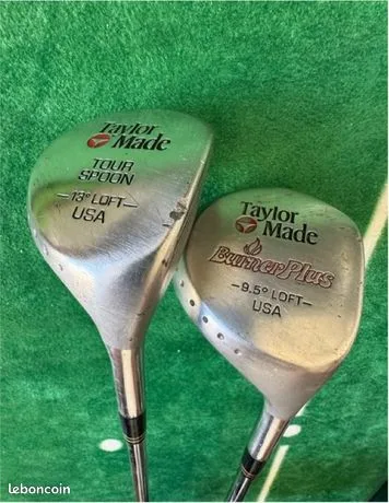 TaylorMade vintage – Burner Plus 9,5° + Tour Spoon 13° – metalwoods