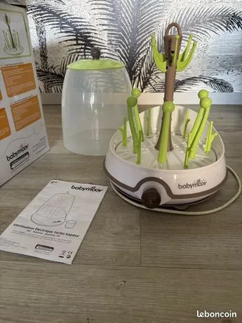 Stérilisateur biberons Babymoov Turbo Vapeur – avec boîte et notice