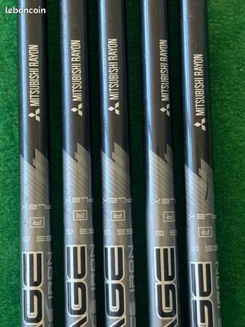 Lot de 5 shafts graphite Kuro Kage 65 Regular +1" – fers 5/6/8/9/P
