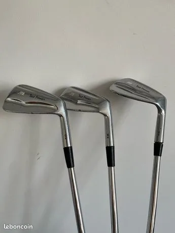 Golf 3 fers Mizuno TP-9 Tour Proven – 5 / 7 / PW – shafts acier – vintage