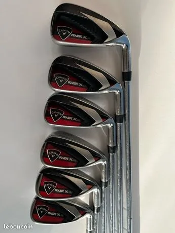 Golf Série fers Callaway RAZR X HL 5-PW – Acier M-10 XP Uniflex – Droitier